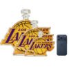 Los Angeles Lakers Inspired Whiskey Decanter – Handcrafted Lead-Free Crystal Luxury Liquor Bottle