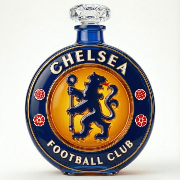 Chelsea FC–Inspired Luxury Crystal Whiskey Decanter