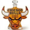 Chicago Bulls Inspired Whiskey Decanter – Handcrafted Lead-Free Crystal Luxury Liquor Bottle
