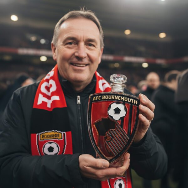 2 AFC Bournemouth–Inspired Luxury Crystal Whiskey Decanter