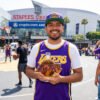 Los Angeles Lakers Inspired Whiskey Decanter – Handcrafted Lead-Free Crystal Luxury Liquor Bottle