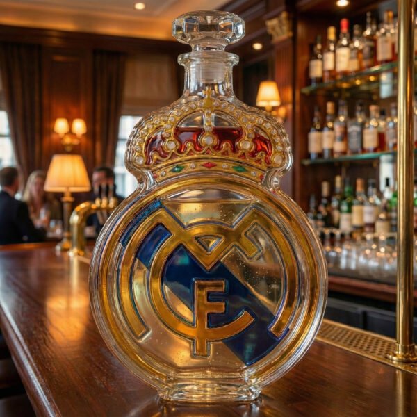 4 Real Madrid–Inspired Luxury Crystal Whiskey Decanter