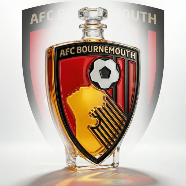 4 AFC Bournemouth–Inspired Luxury Crystal Whiskey Decanter