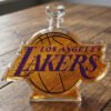 Los Angeles Lakers Inspired Whiskey Decanter – Handcrafted Lead-Free Crystal Luxury Liquor Bottle