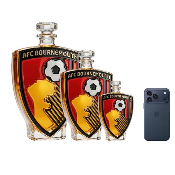 6 AFC Bournemouth–Inspired Luxury Crystal Whiskey Decanter